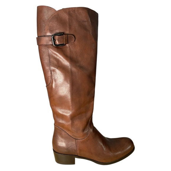 Sesto Meucci Italian Leather Boomer Tiziano Knee High Riding Boots - 6.5 - Picture 1 of 10